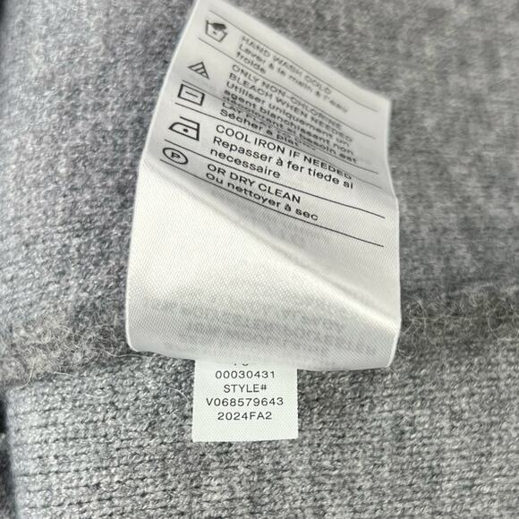 Vince Textured Soft Sculpted Car Coat Gray Size XL NEW - Picture 8 of 9